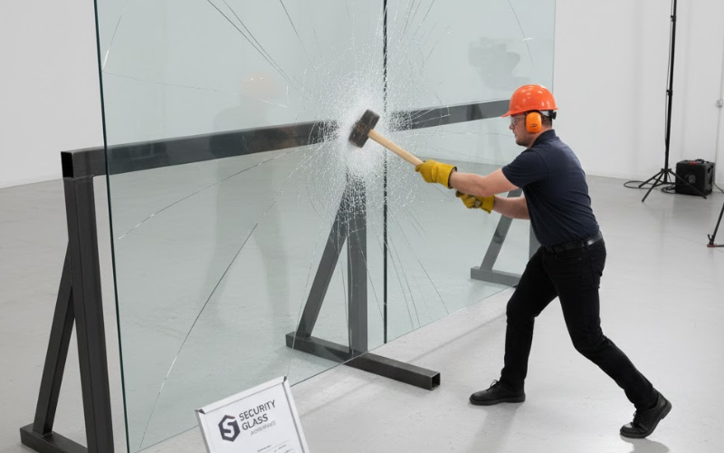 Laminated security glass