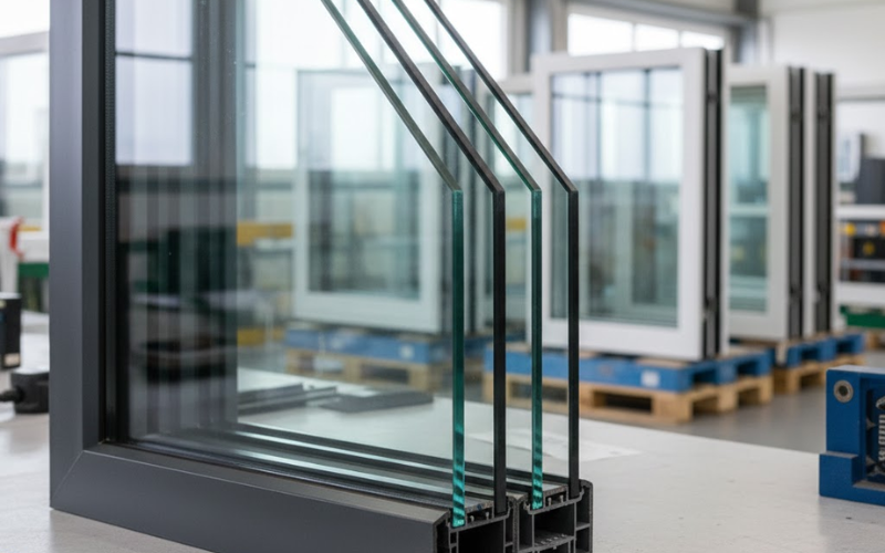 Triple glazed window